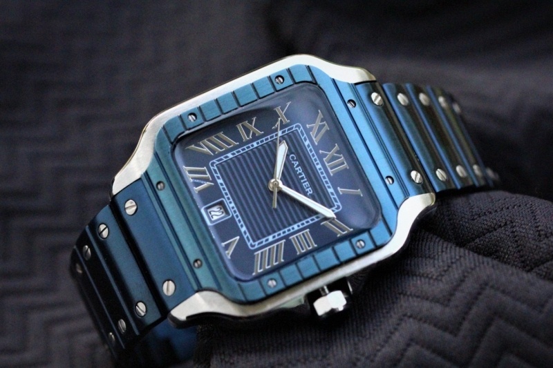까르띠에 산토스 드 까르띠에 콤비 메탈 와치