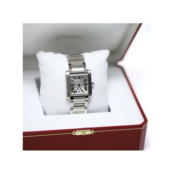 까르띠에 탱크 프랑세즈 실버