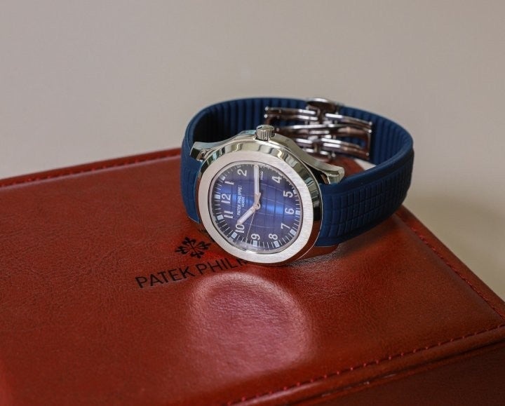 파텍 필립 아쿠아넷 수류탄 러버밴드 -청판-