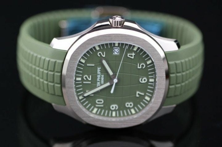 파텍필립 아쿠아넷 수류탄 러버밴드 -그린-