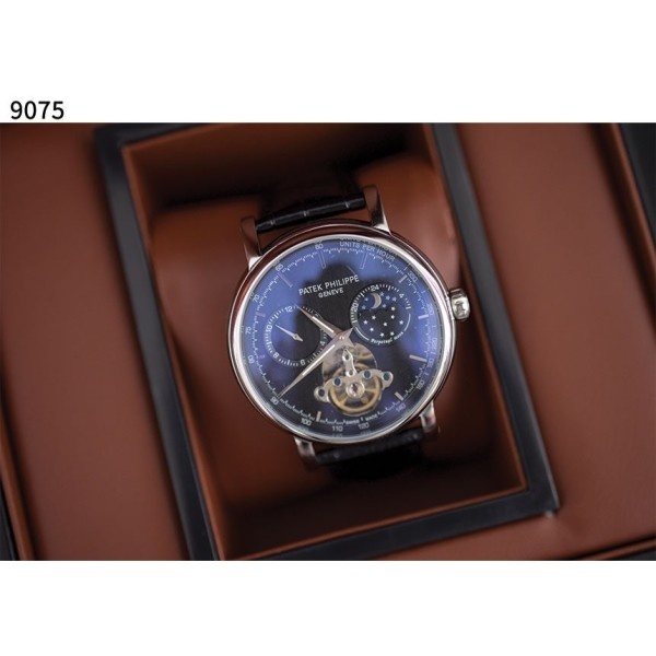 파텍필립 수입고급  컴플리케이션 문페이즈 뚜르비옹 다이얼