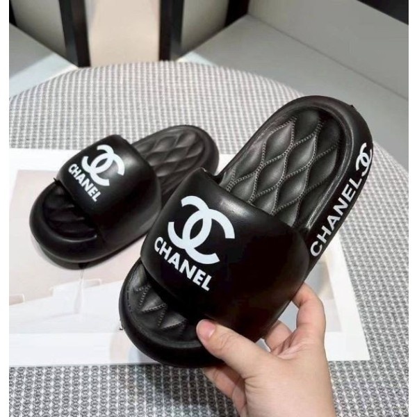 샤넬 실내외 슬리퍼 (2color)