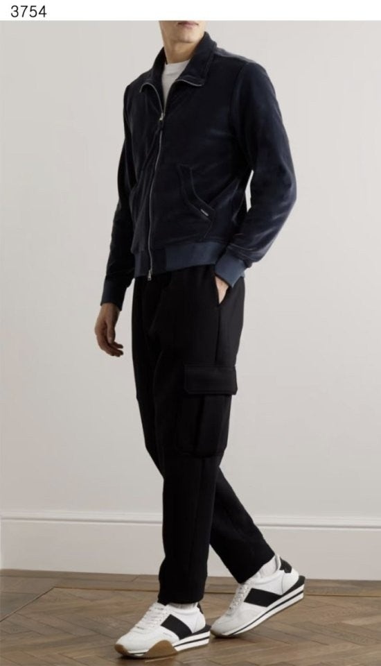 톰포드 제임스 스니커즈 - 화이트네이비