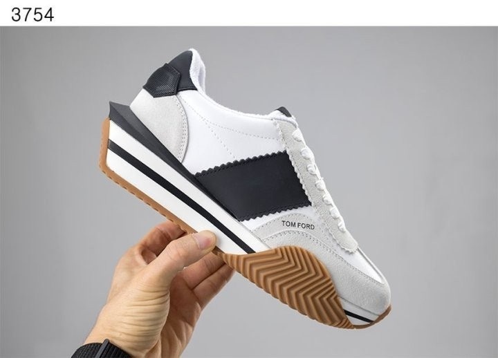 톰포드 제임스 스니커즈 - 화이트네이비