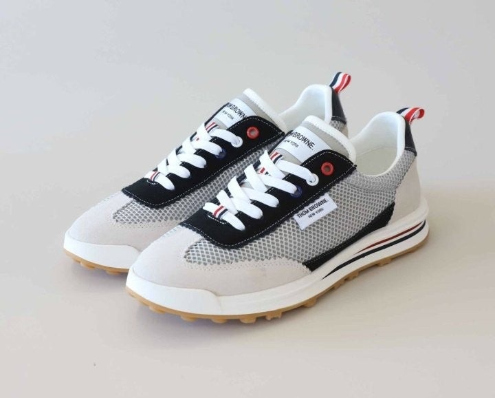 톰브라운 파인 키드 스웨이드 테크 러너