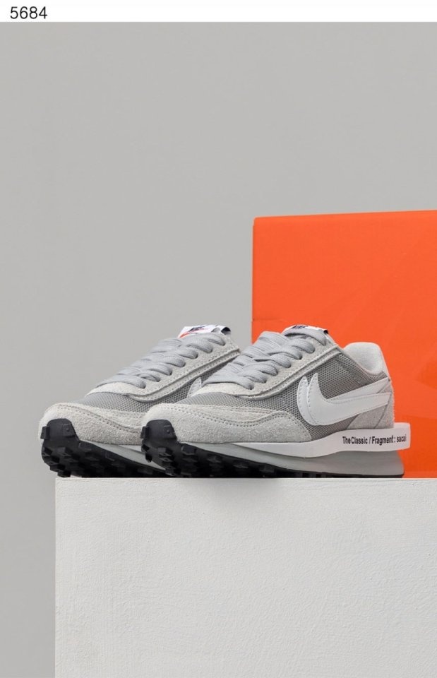 나이키 X 사카이 프라그먼트 LD와플 그레이