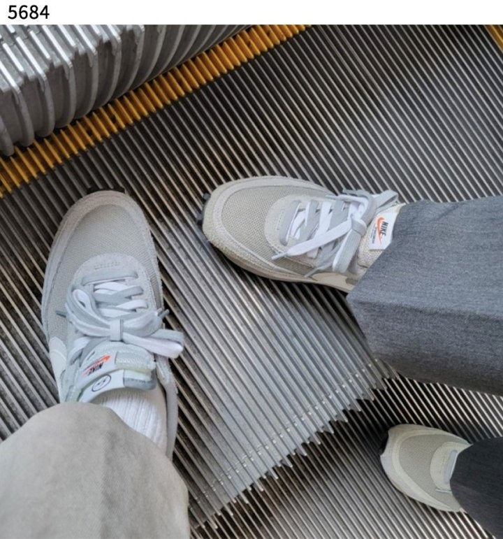 나이키 X 사카이 프라그먼트 LD와플 그레이