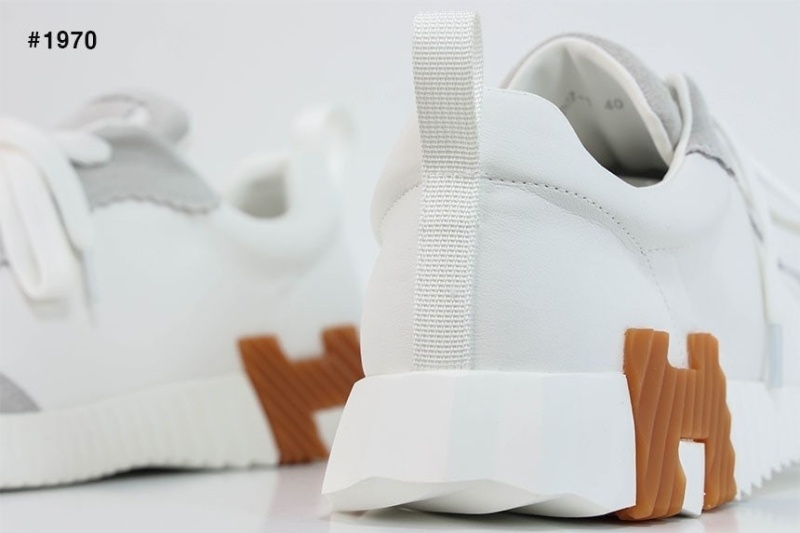 에르메스 바운싱 벨루어 레더 블랑 스니커즈