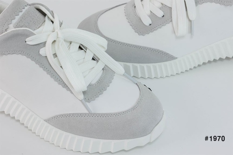 에르메스 바운싱 벨루어 레더 블랑 스니커즈