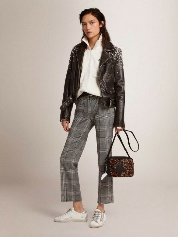 골든구스 실버힐탭&메탈 스터드 레터링 슈퍼스타 스니커즈