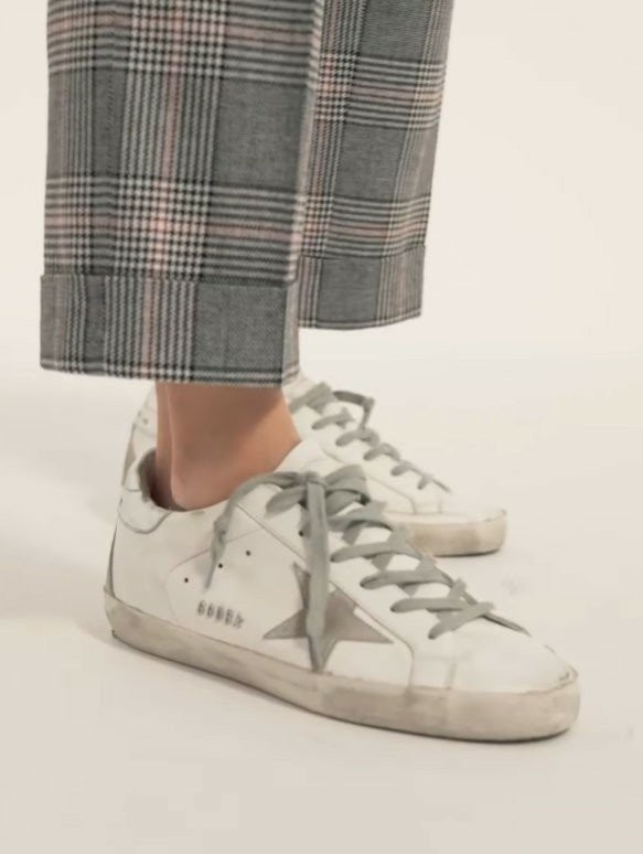 골든구스 실버힐탭&메탈 스터드 레터링 슈퍼스타 스니커즈