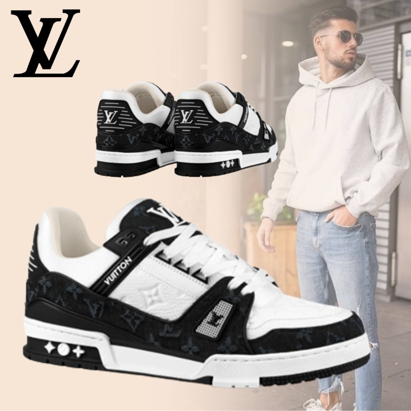 루이비통 LV 트레이너 스니커즈 - 블랙