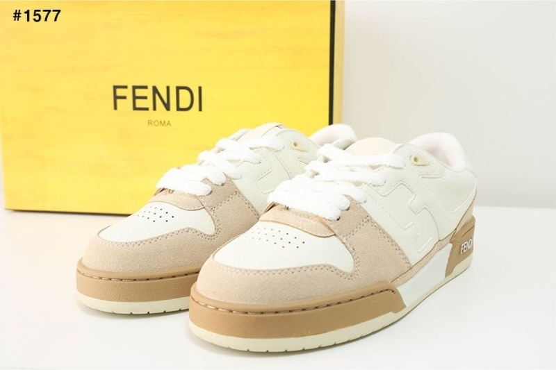 펜디 매치 스니커즈 - 베이지