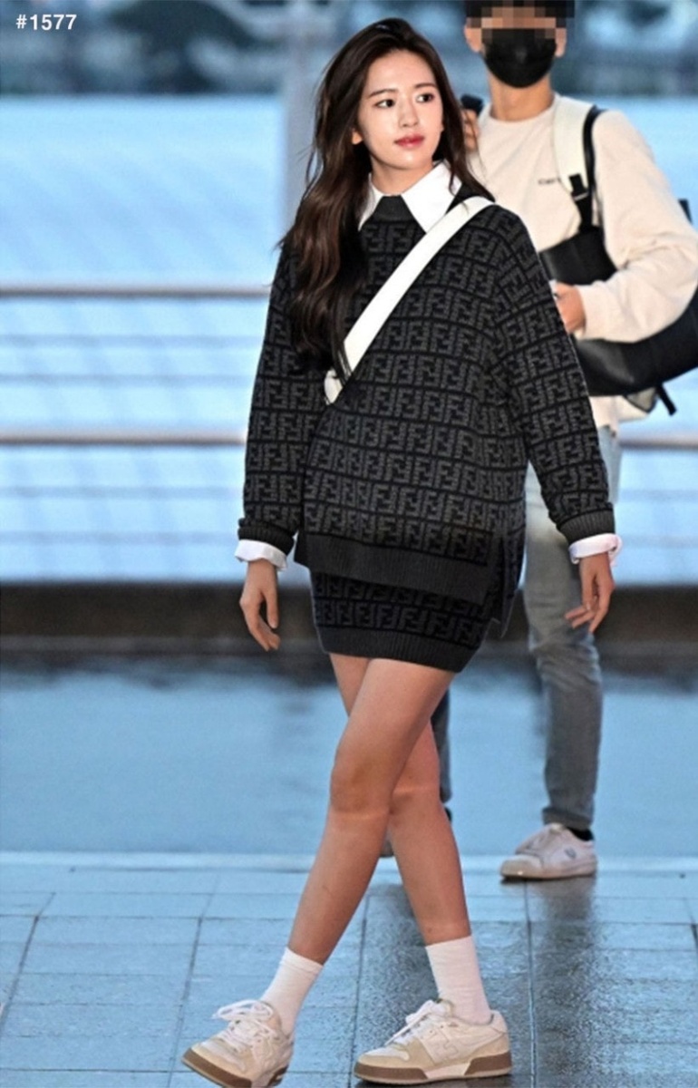 펜디 매치 스니커즈 - 베이지