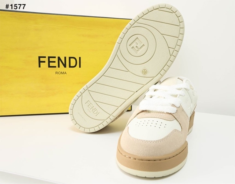 펜디 매치 스니커즈 - 베이지