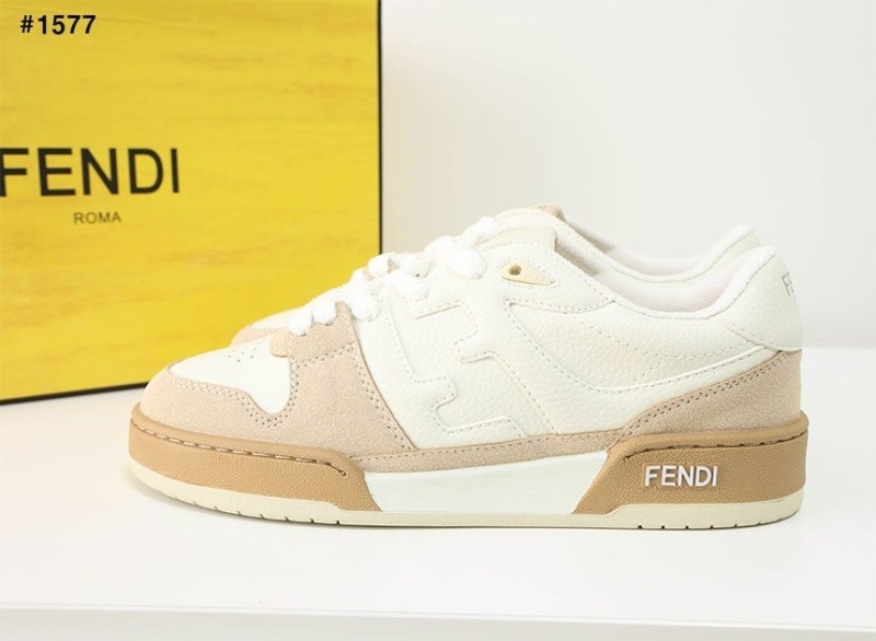 펜디 매치 스니커즈 - 베이지