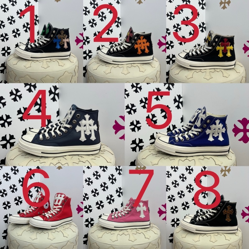 크롬하츠 X 컨버스 커스텀 하이탑 스니커즈 (8color)