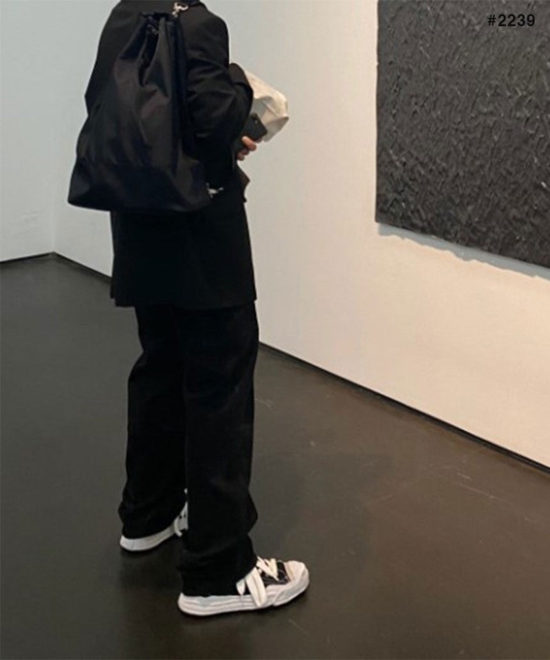 메종 미하라 야스히로 행크 OG 스니커즈 - 블랙