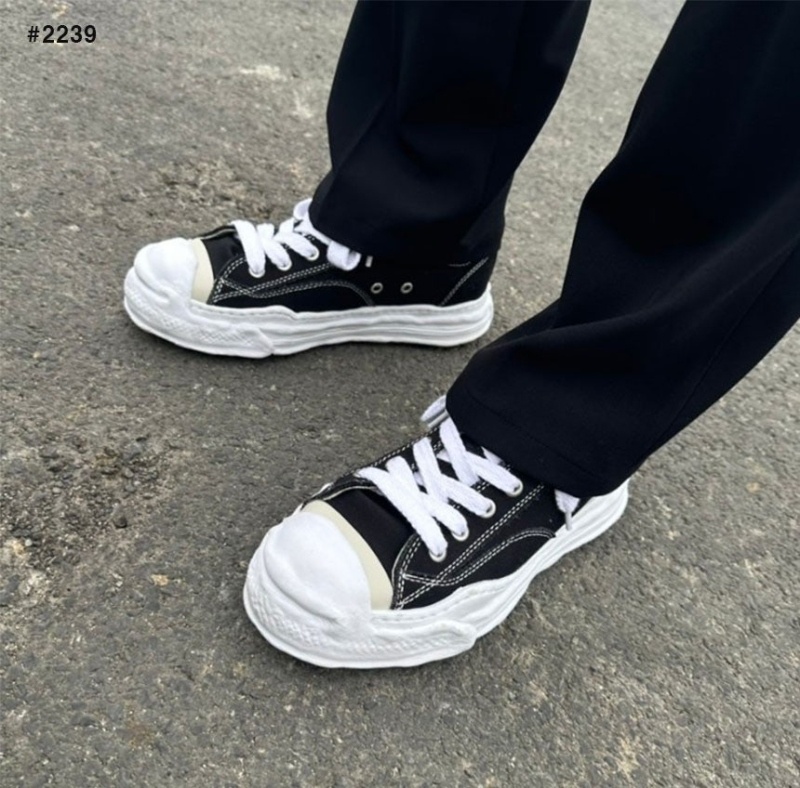 메종 미하라 야스히로 행크 OG 스니커즈 - 블랙