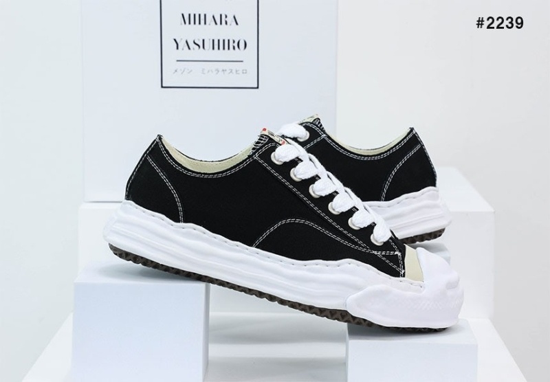 메종 미하라 야스히로 행크 OG 스니커즈 - 블랙