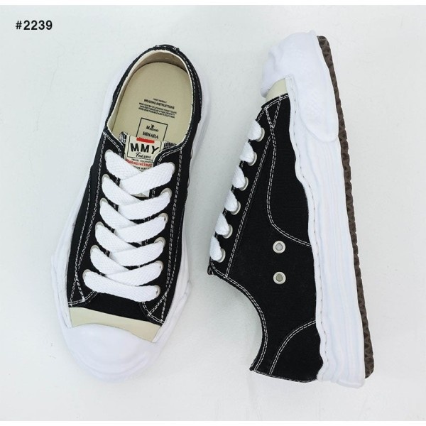 메종 미하라 야스히로 행크 OG 스니커즈 - 블랙