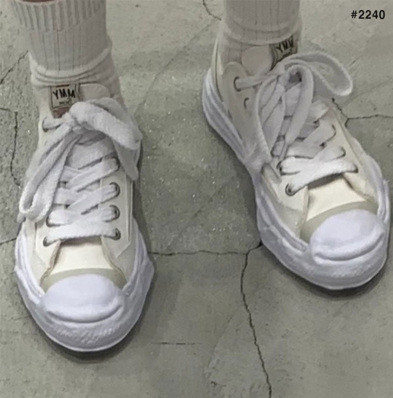 메종 미하라 야스히로 행크 OG 스니커즈 - 화이트