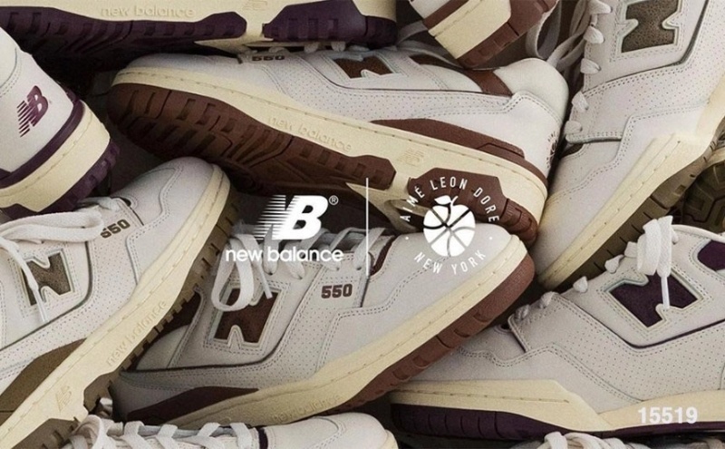 뉴발란스 X 에임 네온 도르 550 브라운