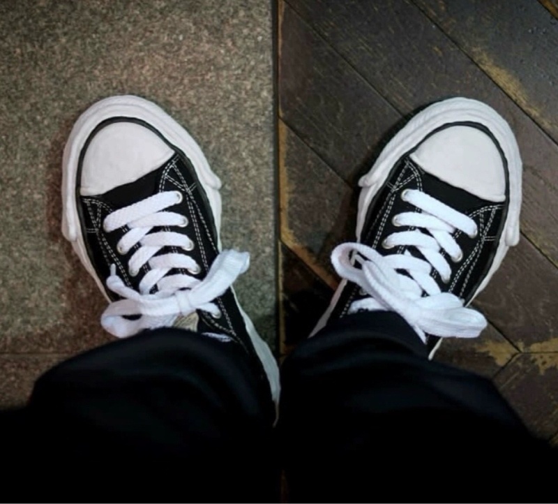 메종 미하라 야스히로 피터슨23 OG 솔 캔버스 로우탑 스니커즈 6color