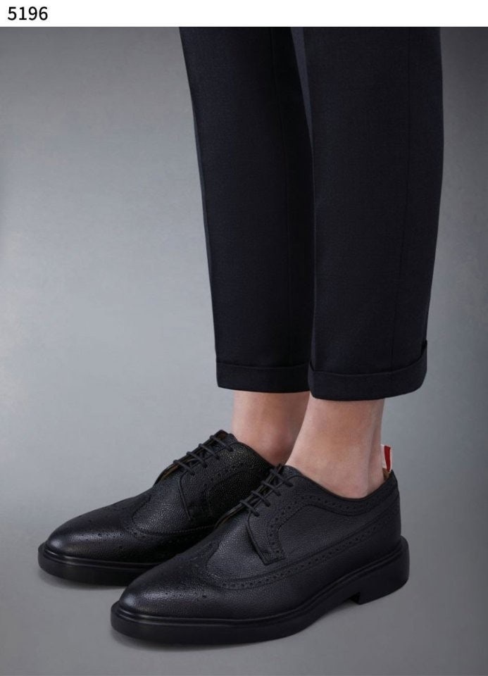 톰브라운 페블그레인 클래식 윙팁 슈즈