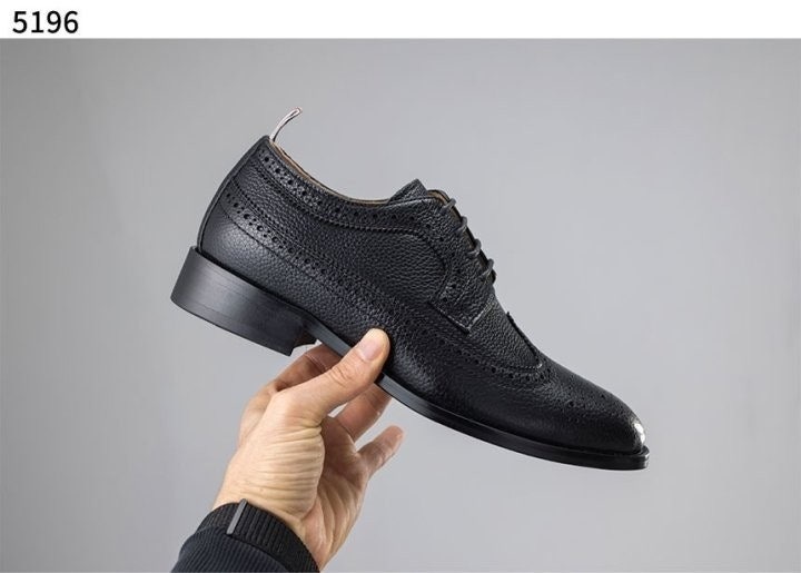 톰브라운 페블그레인 클래식 윙팁 슈즈