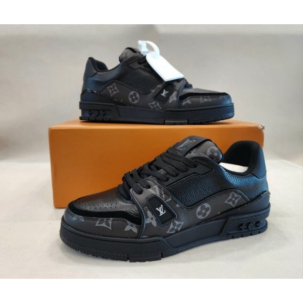 루이비통 LV 트레이너 스니커즈 고급버전 - 블랙