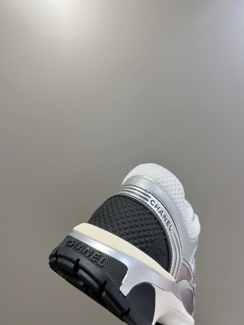 샤넬 cc로고 크루즈 메탈 매쉬 레더 실버