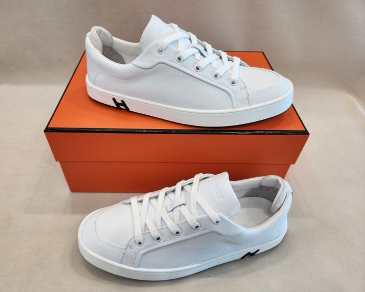 에르메스 카프스킨 클래식 스니커즈 화이트 - 고급버전