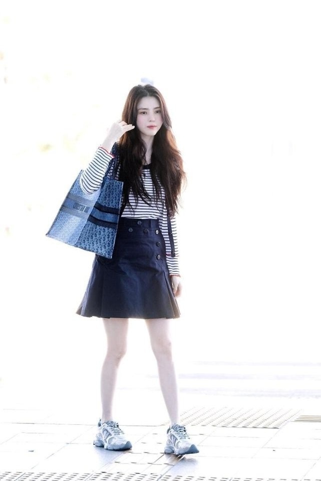 디올 24시즌 크로노 한소희 스니커즈 (고급버전) - 실버