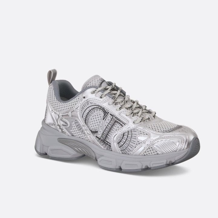 디올 24시즌 크로노 한소희 스니커즈 (고급버전) - 실버