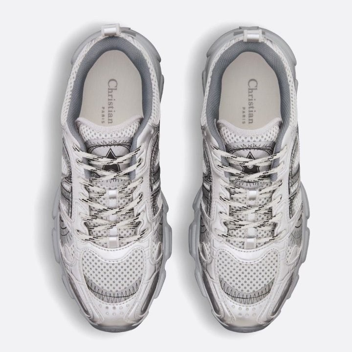 디올 24시즌 크로노 한소희 스니커즈 (고급버전) - 실버