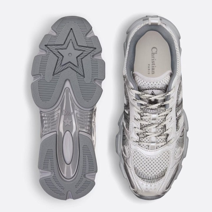 디올 24시즌 크로노 한소희 스니커즈 (고급버전) - 실버