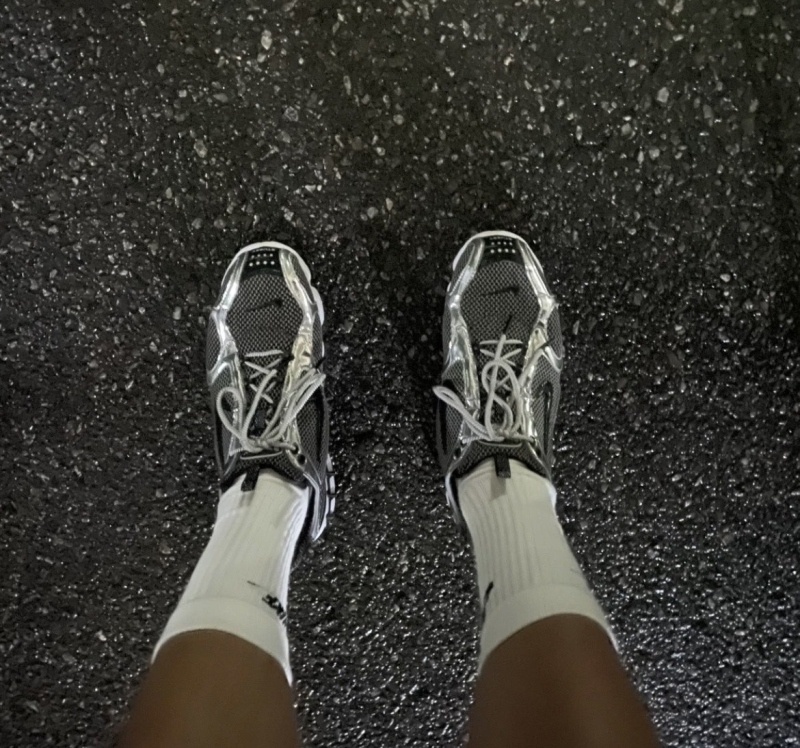 나이키 X 스투시 에어 줌 스피리돈 케이지2 퓨어 플레티넘