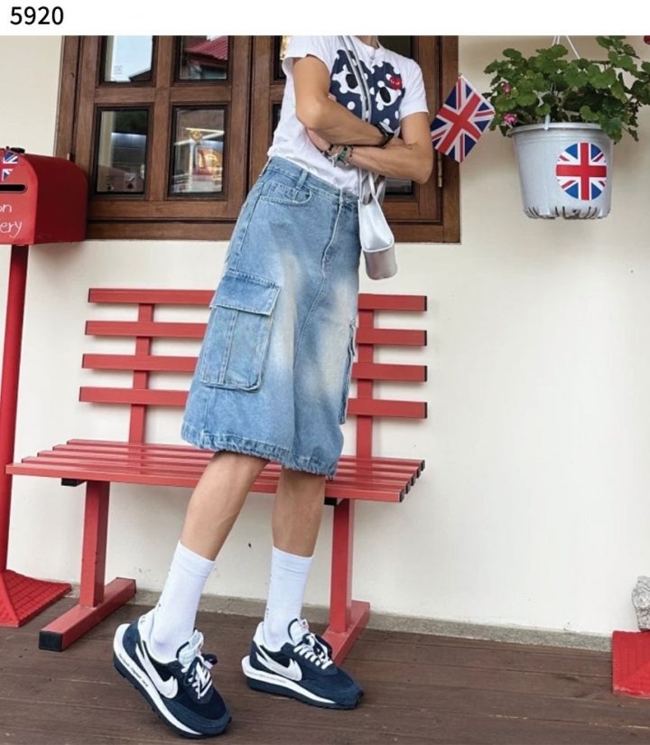 나이키 X 사카이 프라그먼트 LD와플 네이비