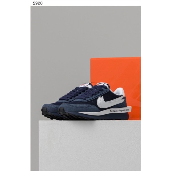 나이키 X 사카이 프라그먼트 LD와플 네이비