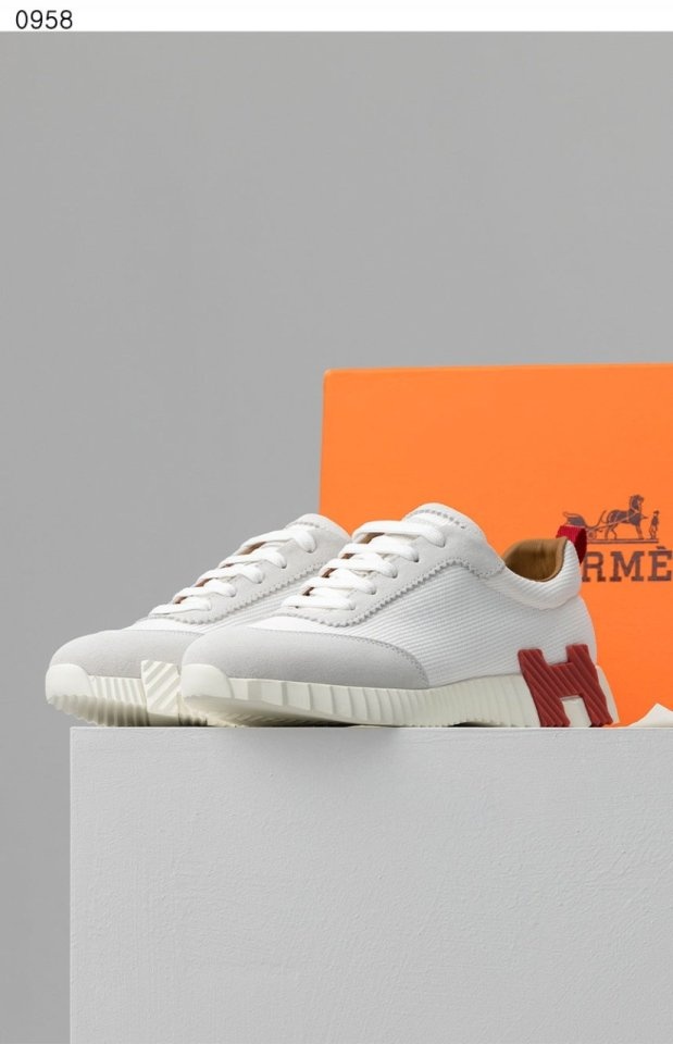 에르메스 바운싱 스니커즈  - 화이트 레드