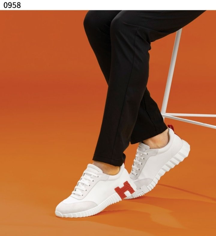 에르메스 바운싱 스니커즈  - 화이트 레드