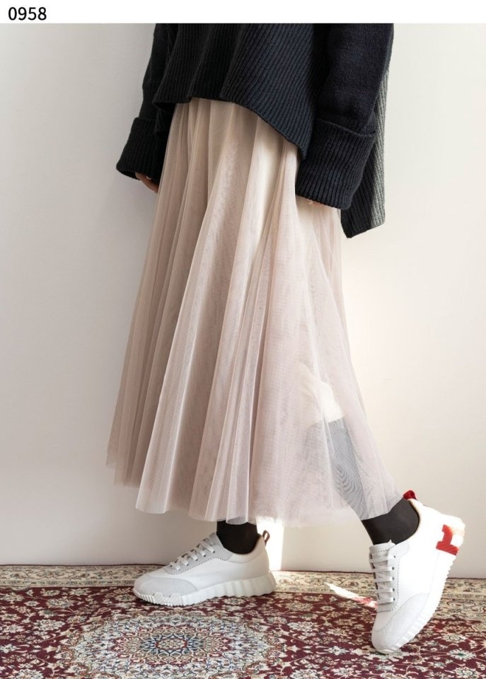 에르메스 바운싱 스니커즈  - 화이트 레드