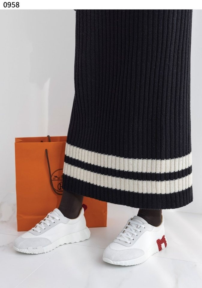 에르메스 바운싱 스니커즈  - 화이트 레드