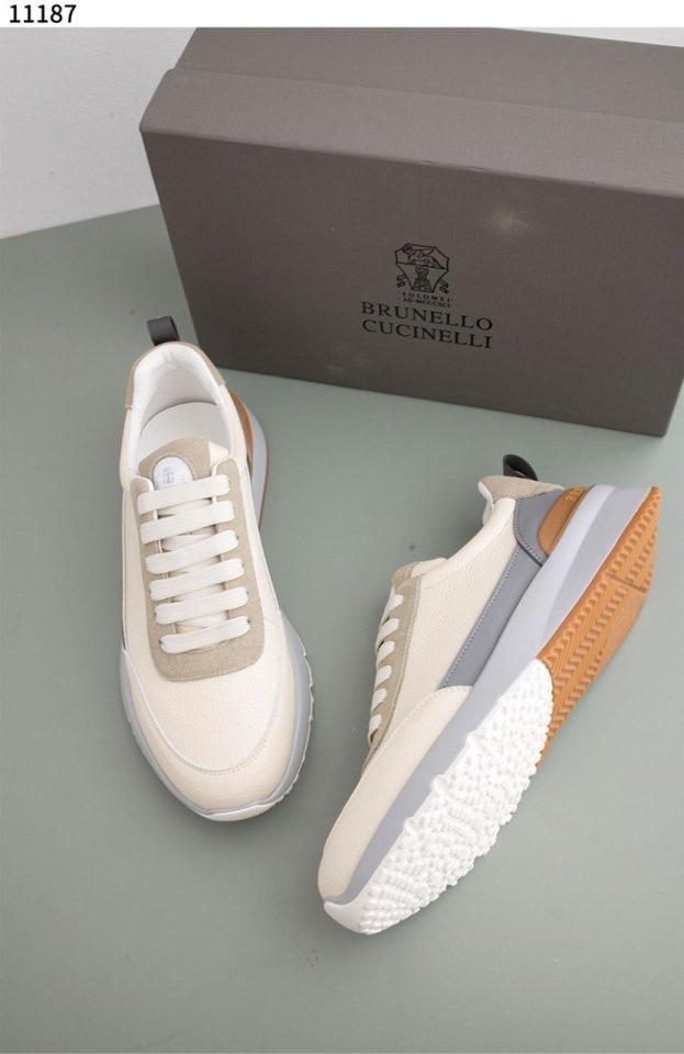 브루넬로 쿠치넬리 남성 로우탑 스니커즈