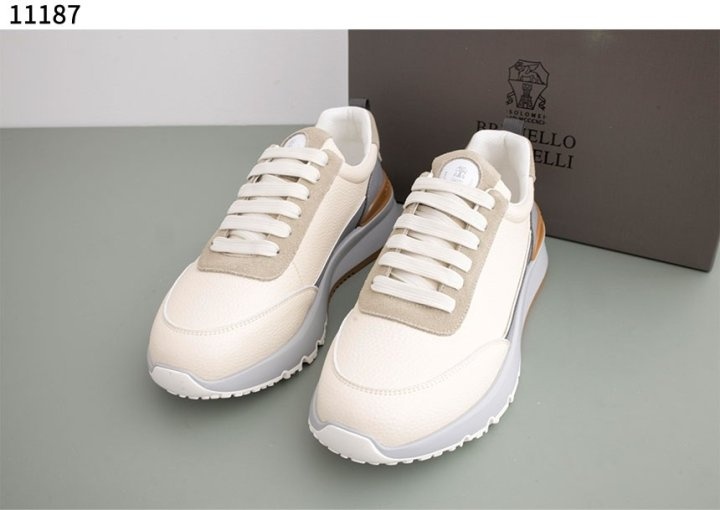 브루넬로 쿠치넬리 남성 로우탑 스니커즈