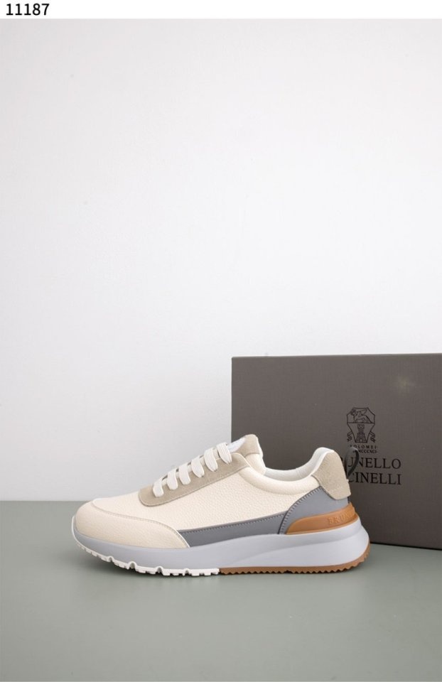 브루넬로 쿠치넬리 남성 로우탑 스니커즈