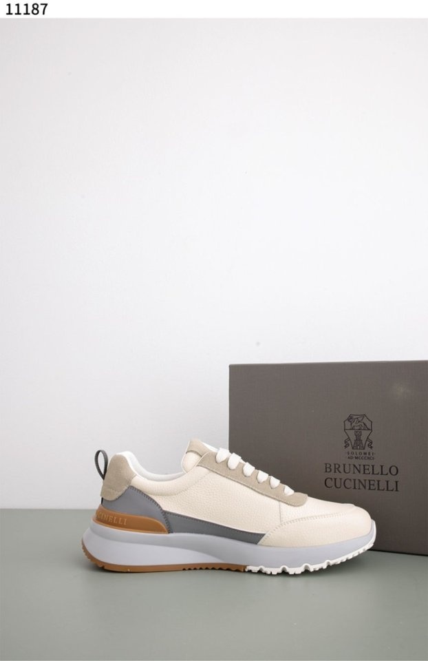 브루넬로 쿠치넬리 남성 로우탑 스니커즈