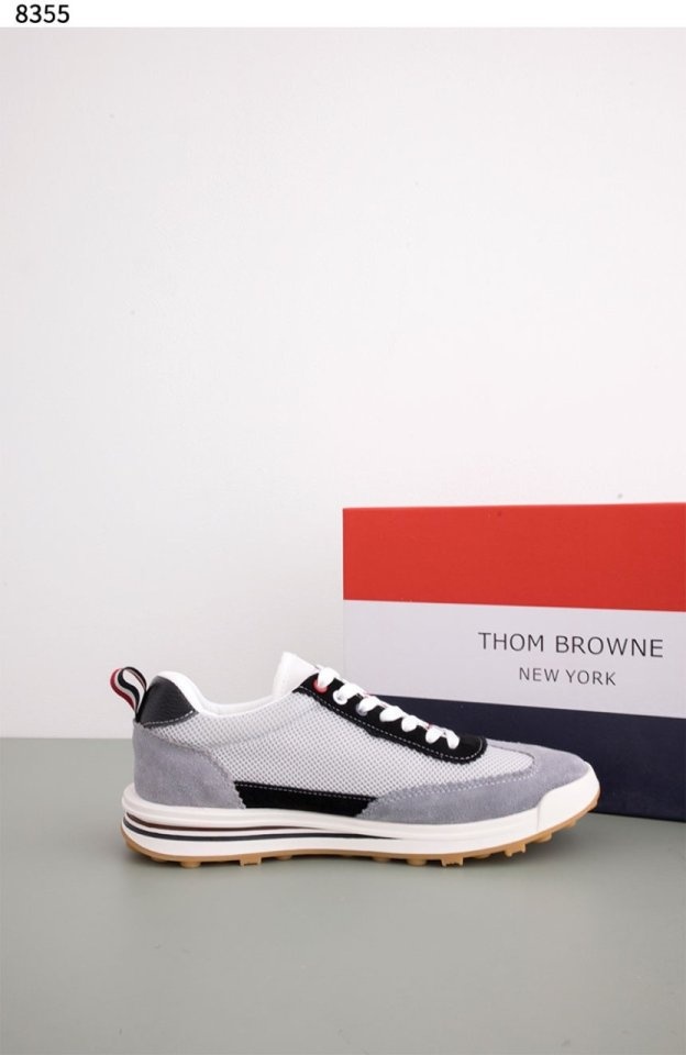 톰브라운 파인 키드 스웨이드 테크 러닝 슈즈