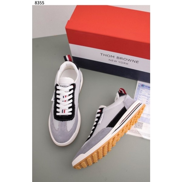 톰브라운 파인 키드 스웨이드 테크 러닝 슈즈